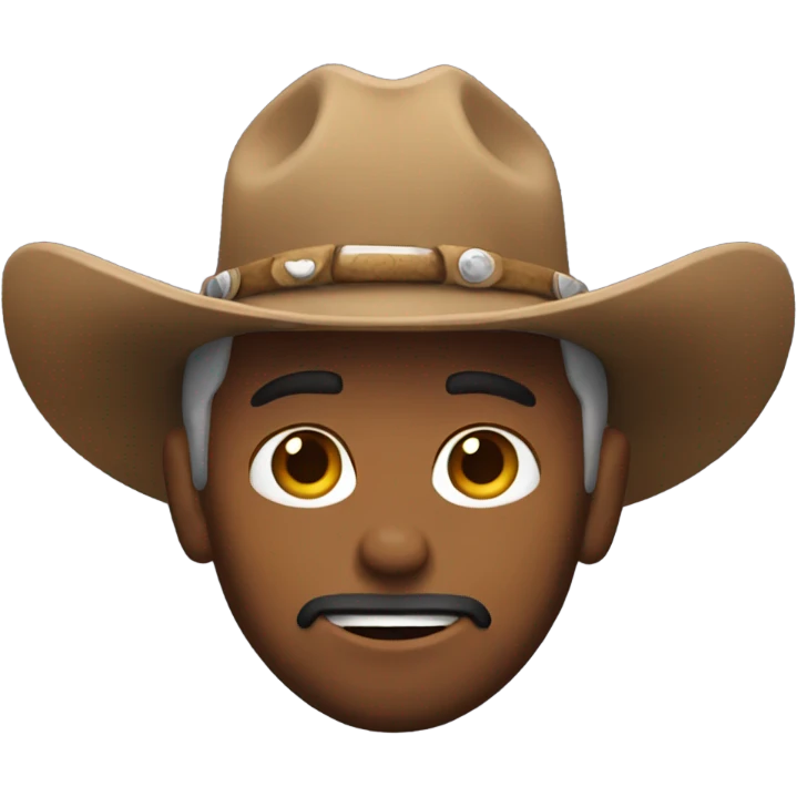 Cowboy with horns down emoji