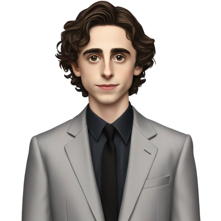 timothee chalamet in a suit emoji