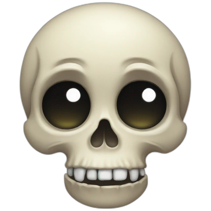 Crying skull emoji