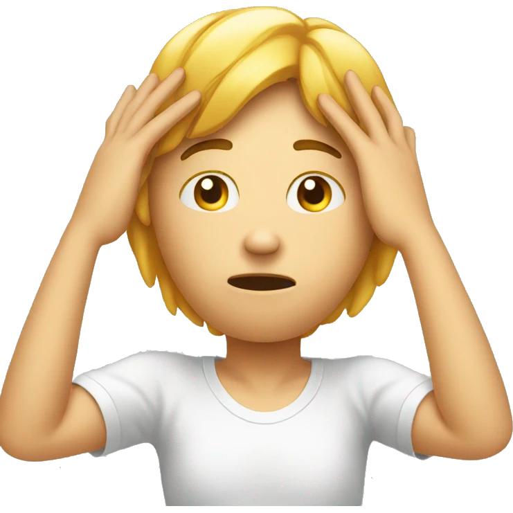 emoji that is realy trying to thing with hands on head more thinking emoji