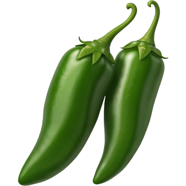 jalapeno pepper sliced in half emoji