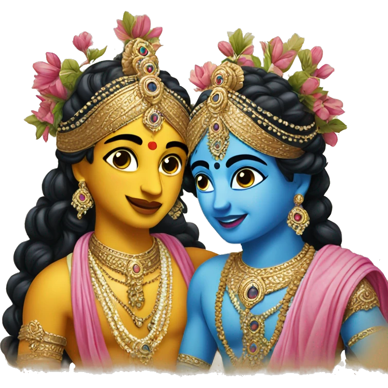 Radha Krishna  emoji