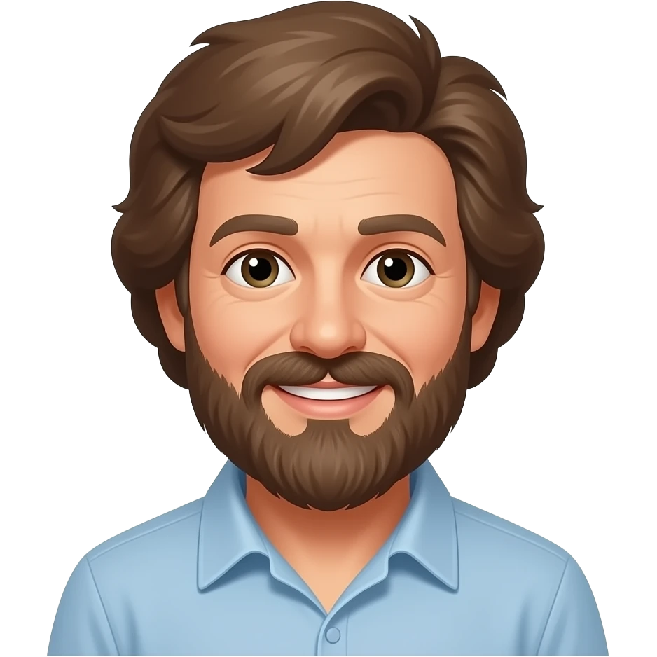 bob ross saying that there is a signoff emoji