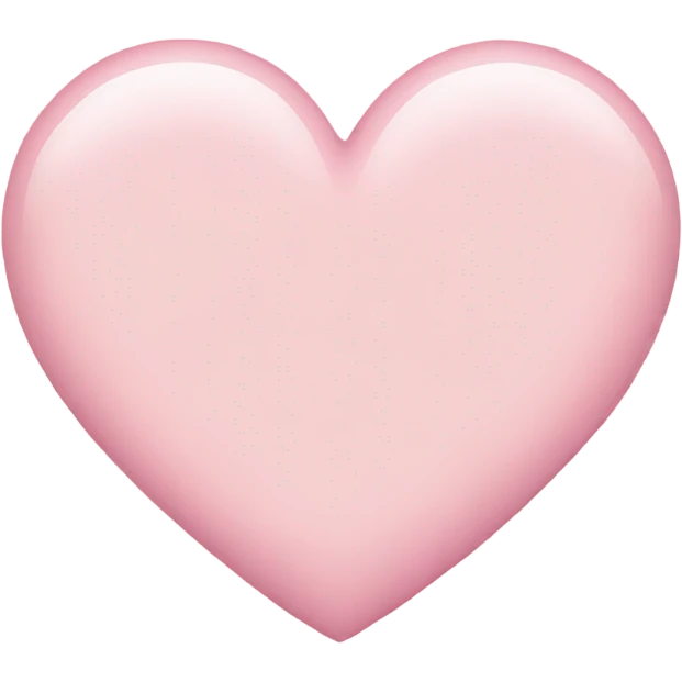 light pink heart emoji