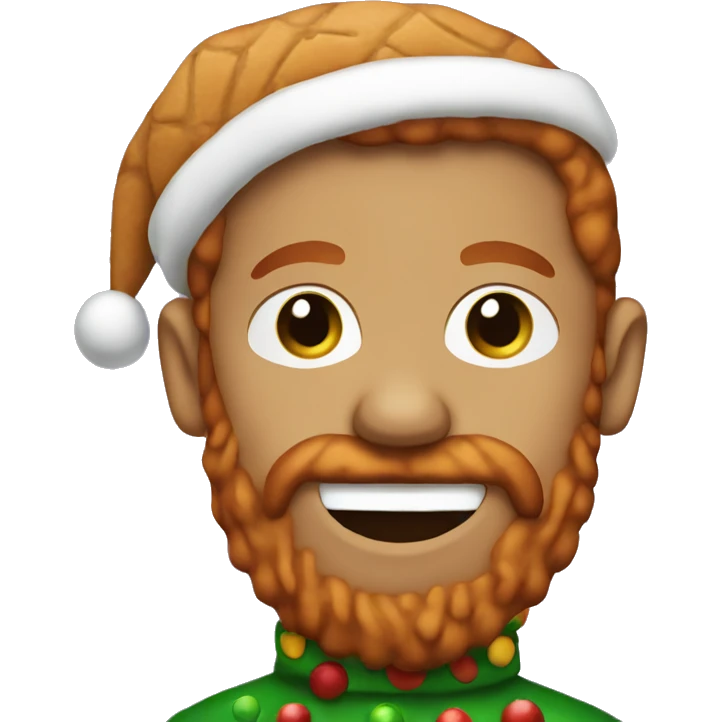 ginger bread christmas emoji