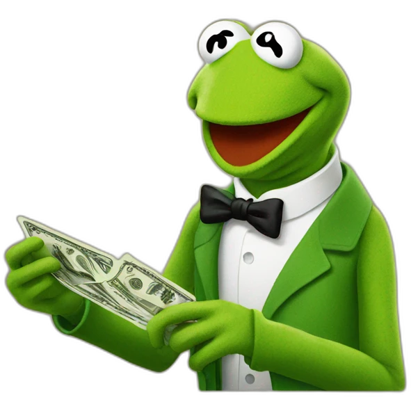 kermit gambling emoji