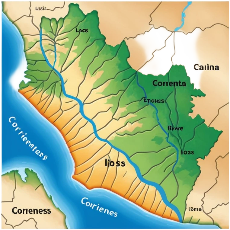 mapa de la provincia de corrientes argentina emoji