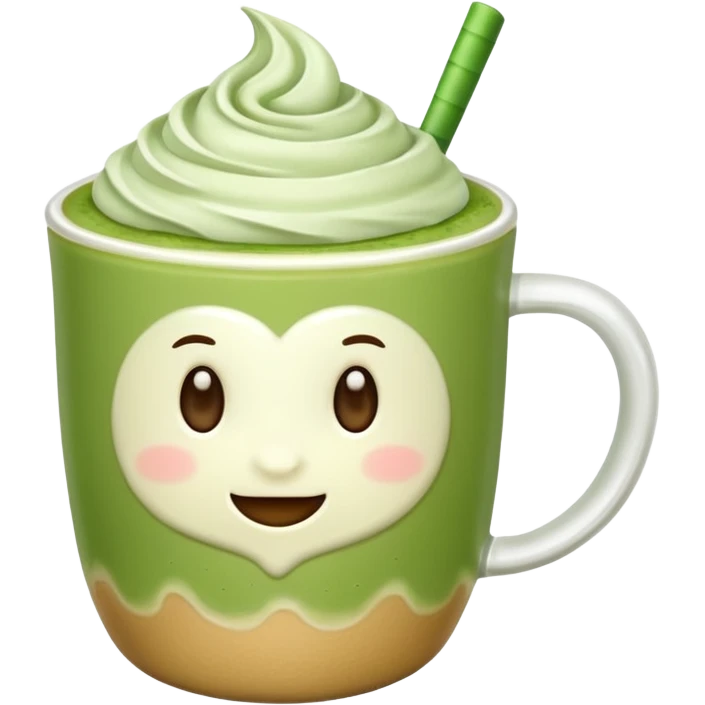 Matcha latte emoji