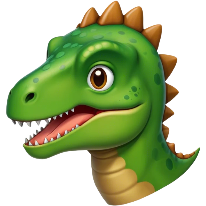 Chat avec un dinosaure  emoji