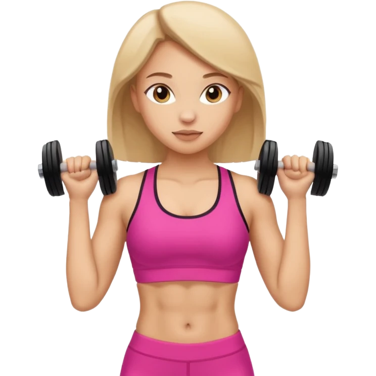 girl working out abs workout  emoji