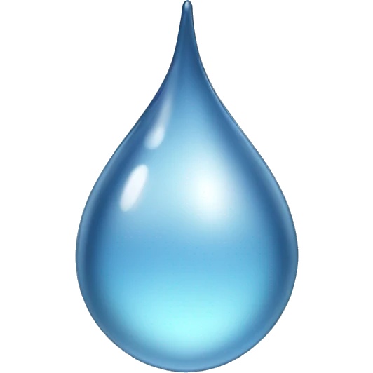 single water droplet emoji