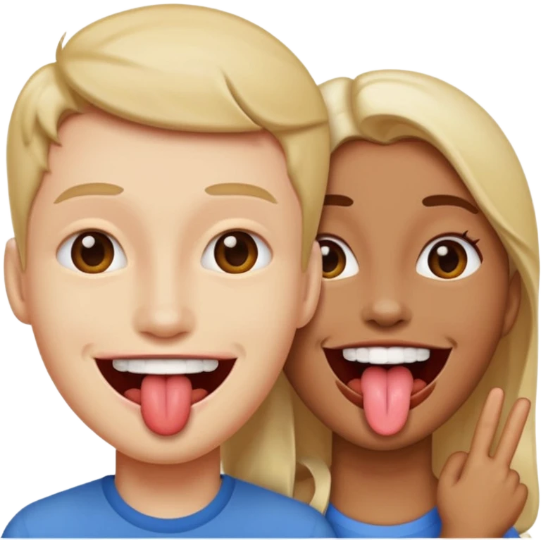 🙂+😛 emoji
