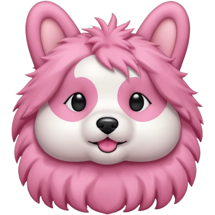 Pink labubu dogs emoji