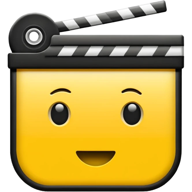 pana film yellow black emoji