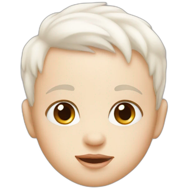 white baby face emoji