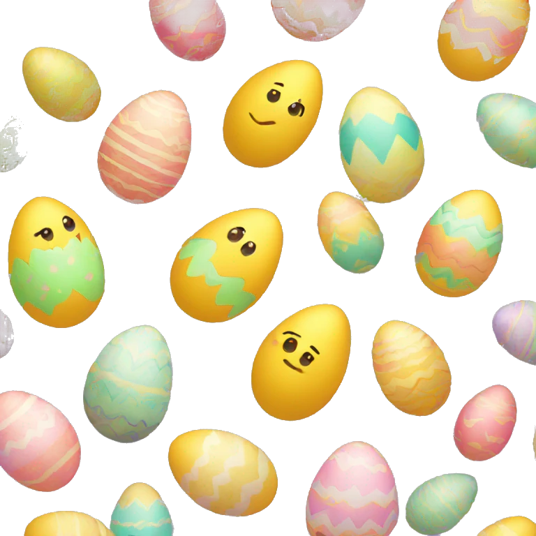 Easter eggs emoji