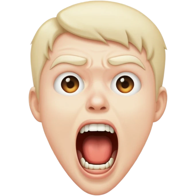 screaming emoji