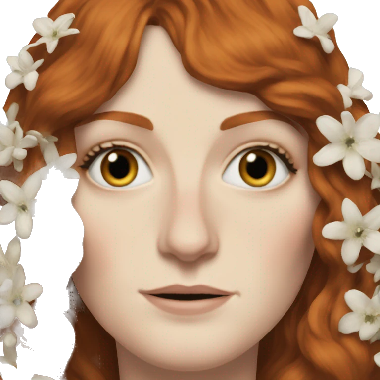 florence welch from the band florence and the machin emoji