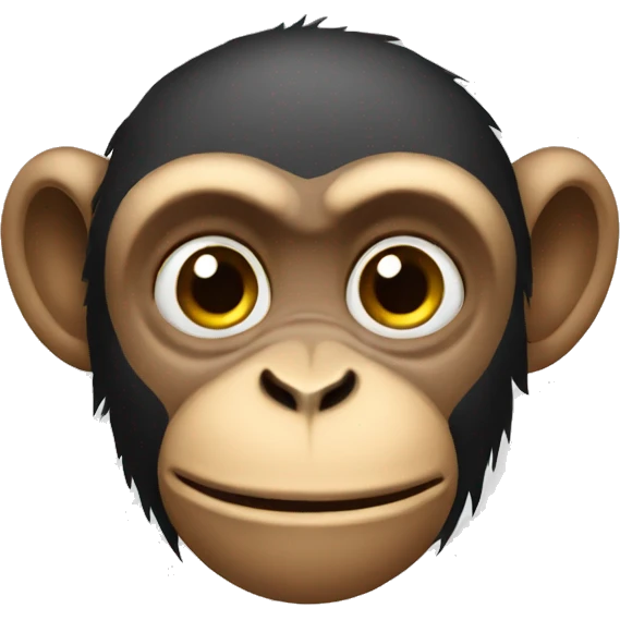 Wird monkey  emoji