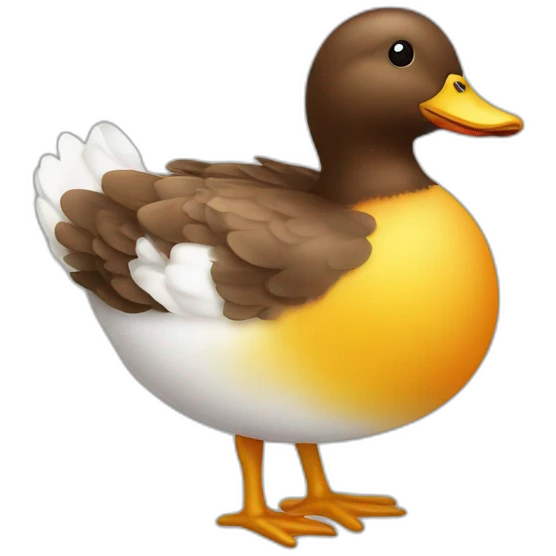 Huevos peludos de pato emoji