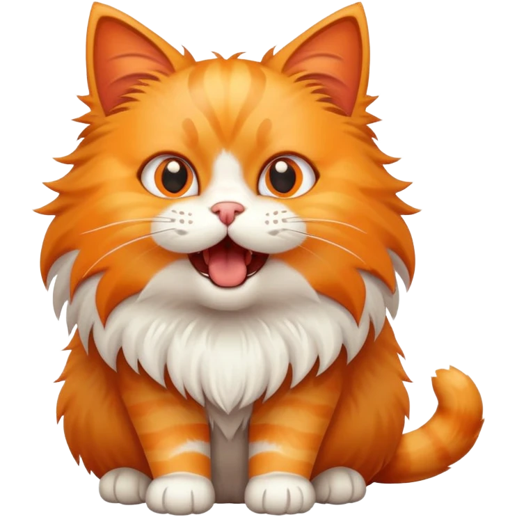 cat barking emoji