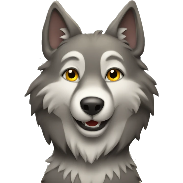 wolf playing bingo  emoji