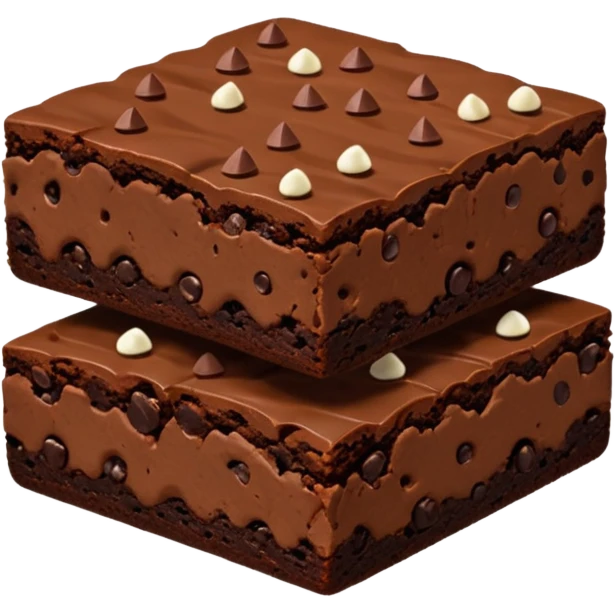 Triple Chocolate Brownie emoji
