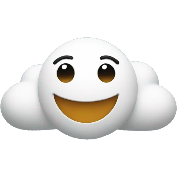 smiling in the sky emoji