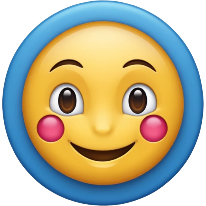 emoji de selo verificado do instagram, círculo azul, check branco no centro, estilo emoji oficial, fundo limpo, alta qualidade emoji