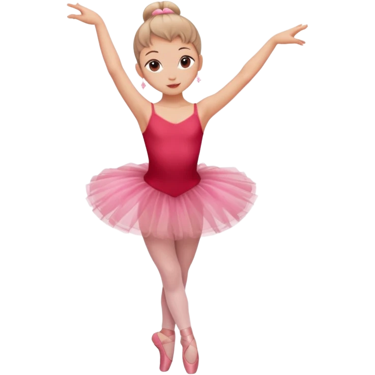 plain isolated red ballerinas emoji