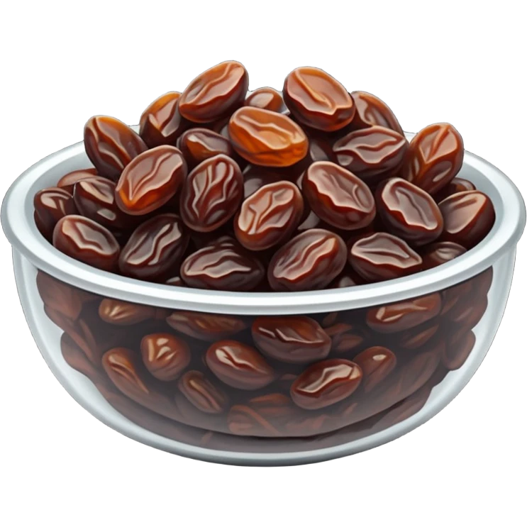 dried raisins in a bowl emoji