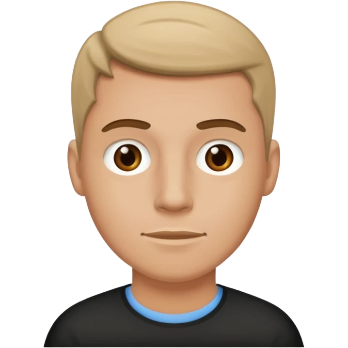 White guy saying nigger emoji
