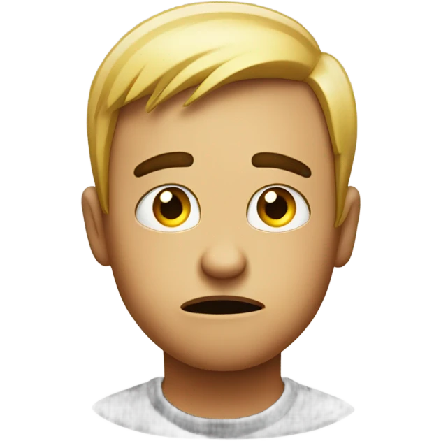 Emoji with one eyebrow raised looking concerned and confused with a side eye emoji
