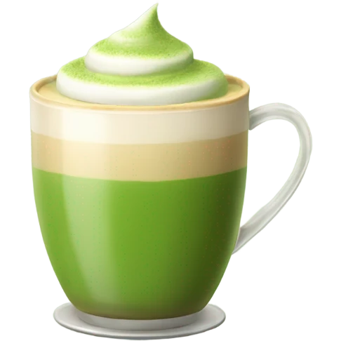 Matcha latte  emoji