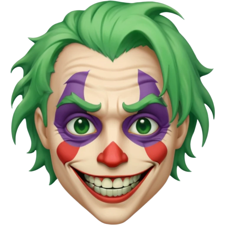 Make a meme that's goofy ass fuck like joker with one teeth low quality  emoji