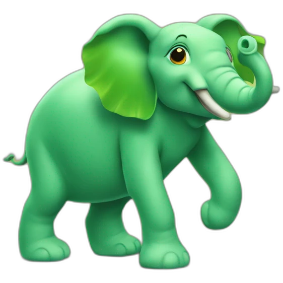 Elefent sur grenouille emoji