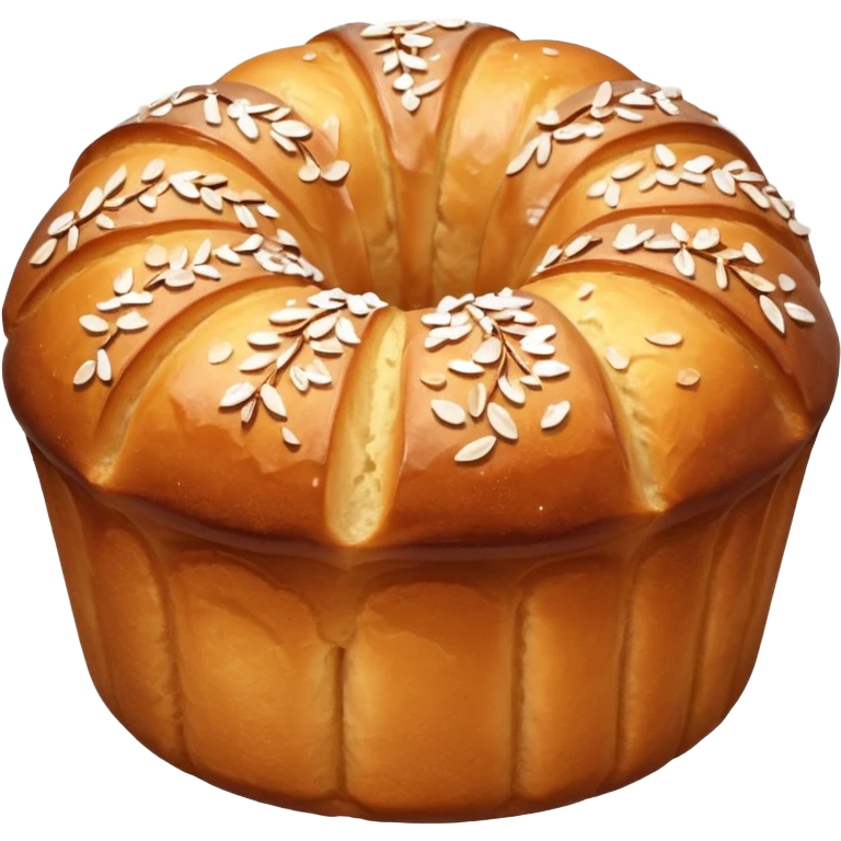 French kougelhopf with almonds on the top emoji
