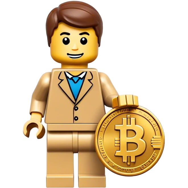 lego homme bitcoin emoji