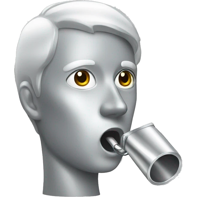 silver whistle emoji