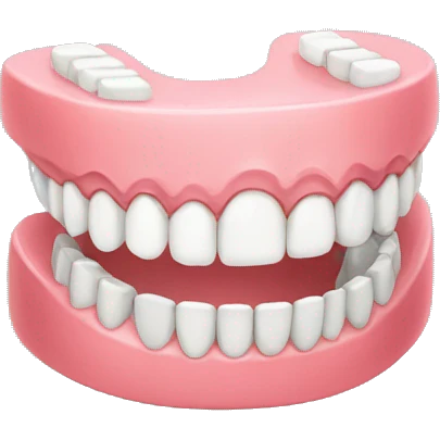 set of dentures emoji