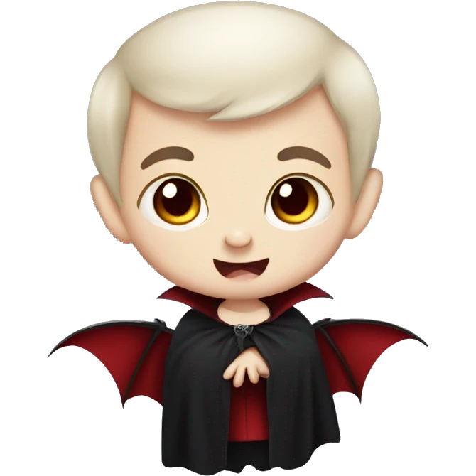 cute baby vampire emoji
