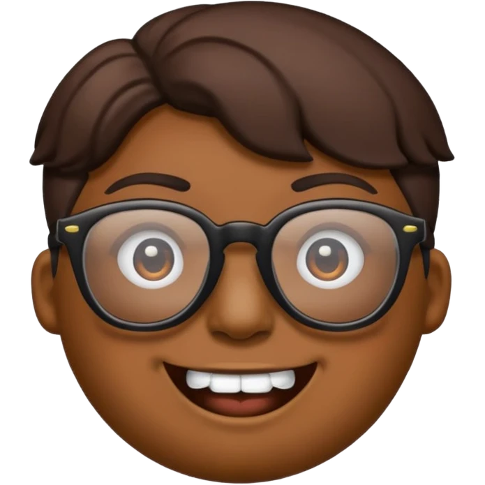 Poop emoji with diamond teeth and black glasses  emoji