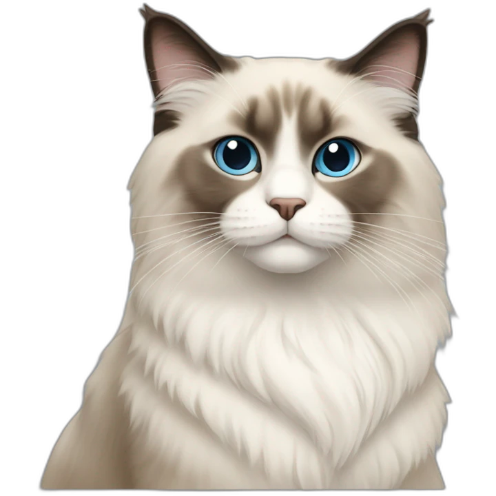Ragdoll cat emoji