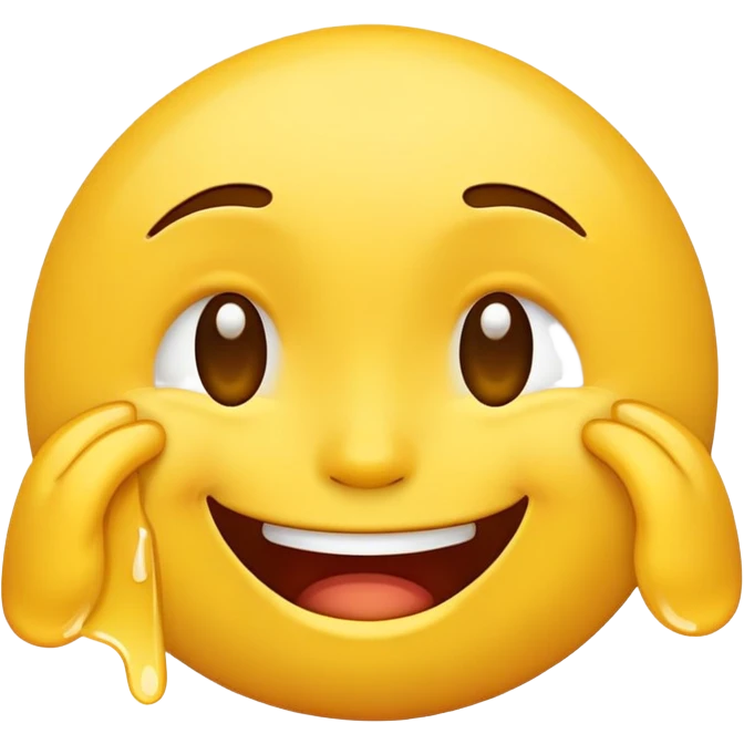 laughing crying emoji, slightly tilted emoji