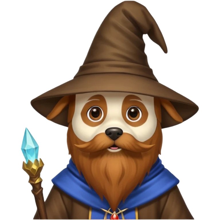 Dog wizard emoji