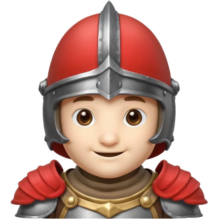 mushroom knight portrait, head and shoulders only, mushroom cap helmet, tiny armor collar, heroic smile, fantasy vibe, 3D cartoon, mobile game icon style, clean background, no text, no watermark
 
 emoji