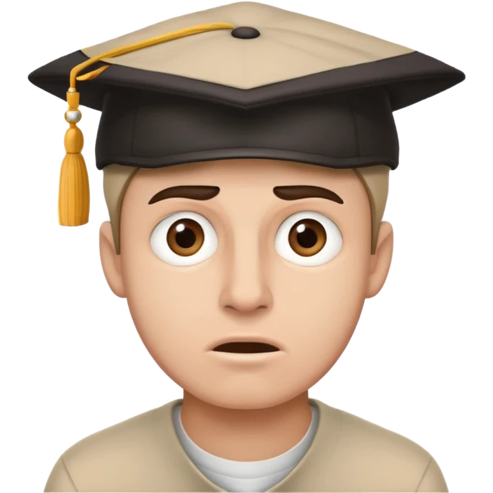 man with a georgia university hat on chocking himself  emoji