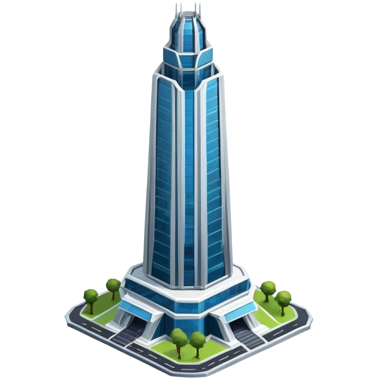Isometric exterior Avengers Tower  emoji