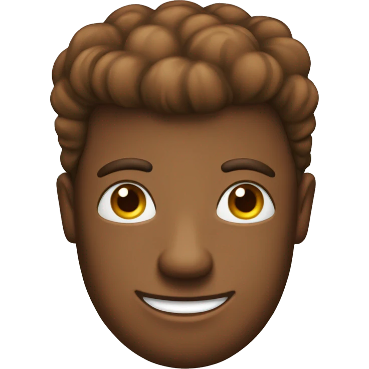 Brown chesterfield emoji