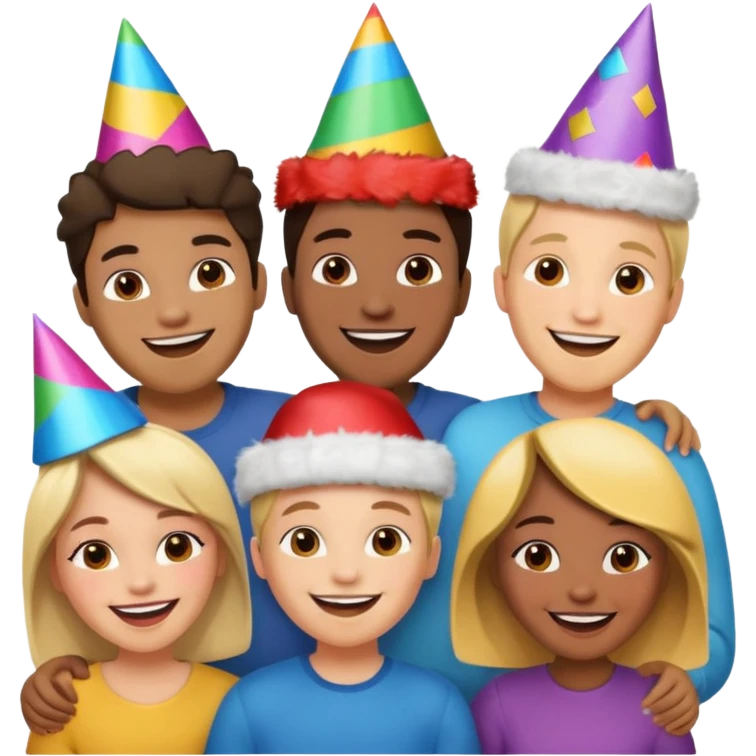 a bunch of friends emoji